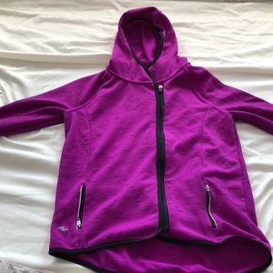 Zip up sports hoodie